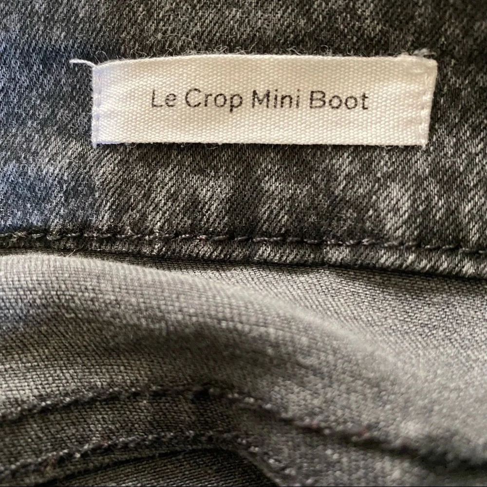 Frame Le Crop Mini Boot Python Jeans - Picture 17 of 17